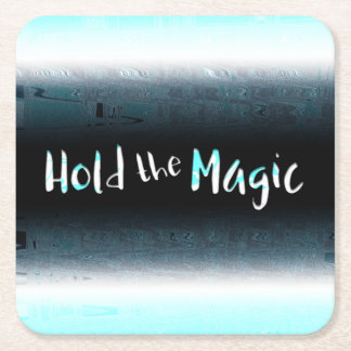 Hold the Magic Square Paper Coaster