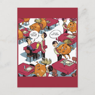 Hold The Onions Please Funny Foodies Postcard