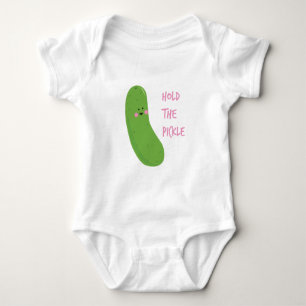 Hold The Pickle Baby Bodysuit