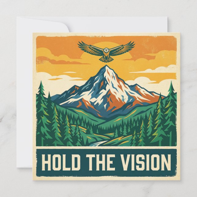 Hold The Vision Invitation (Front)