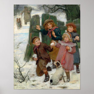 Hold Up, Here He Comes Arthur John Elsley Poster