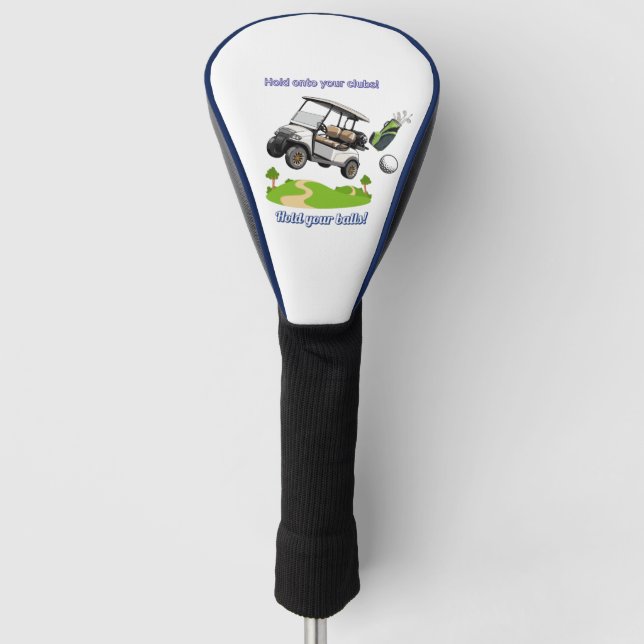 Hold your clubs golf head cover (Front)