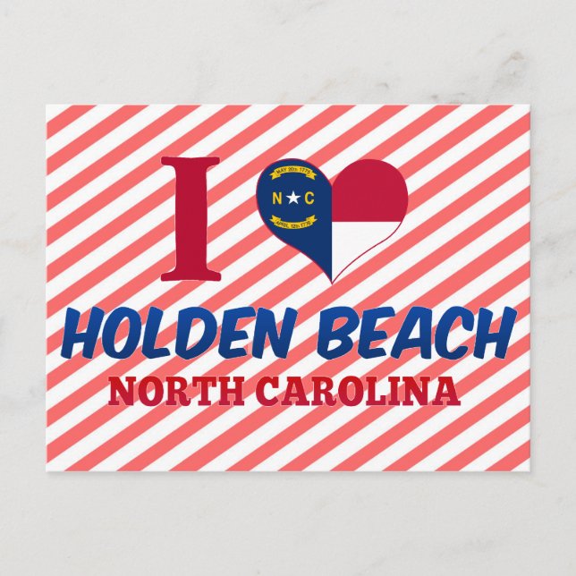 Holden Beach, North Carolina Postcard (Front)