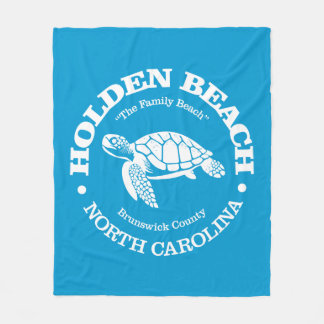 Holden Beach (sea turtle) Fleece Blanket