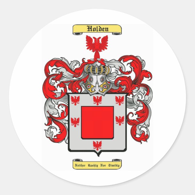 Holden Classic Round Sticker (Front)