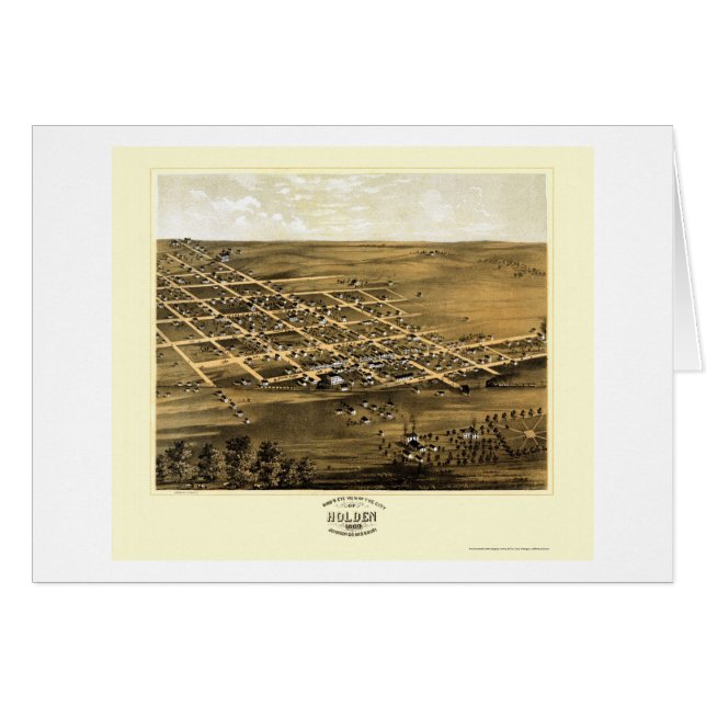 Holden, MO Panoramic Map - 1869 (Front Horizontal)