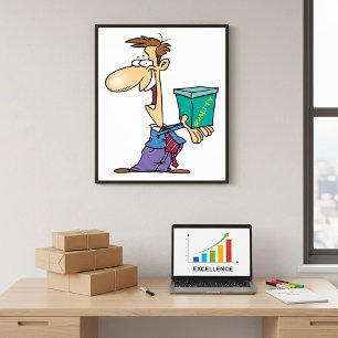 Holding A Quality Box Poster