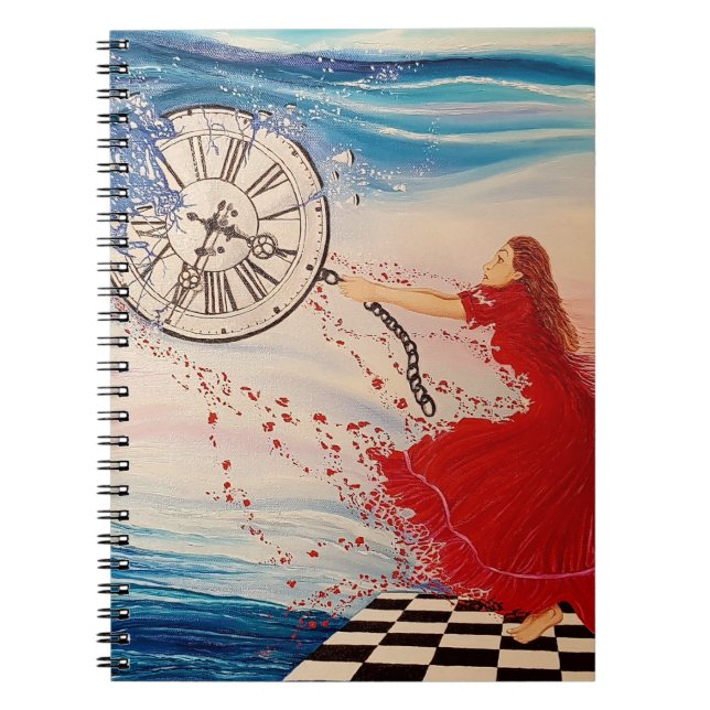 Holding Back Time | Archival Heavy weight paper Notebook (Front)