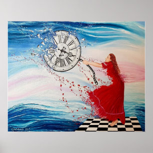 Holding Back Time Archival Heavy weight paper Poster