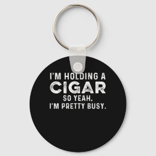 Holding Cigar Smoker Humidor Tobacco Cigars Lover  Key Ring