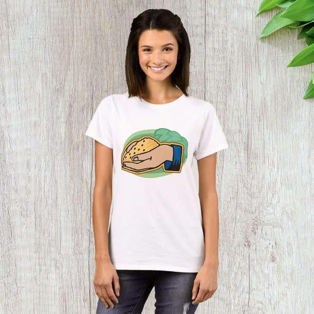 Holding Corn Womens T-Shirt (Creator Uploaded)