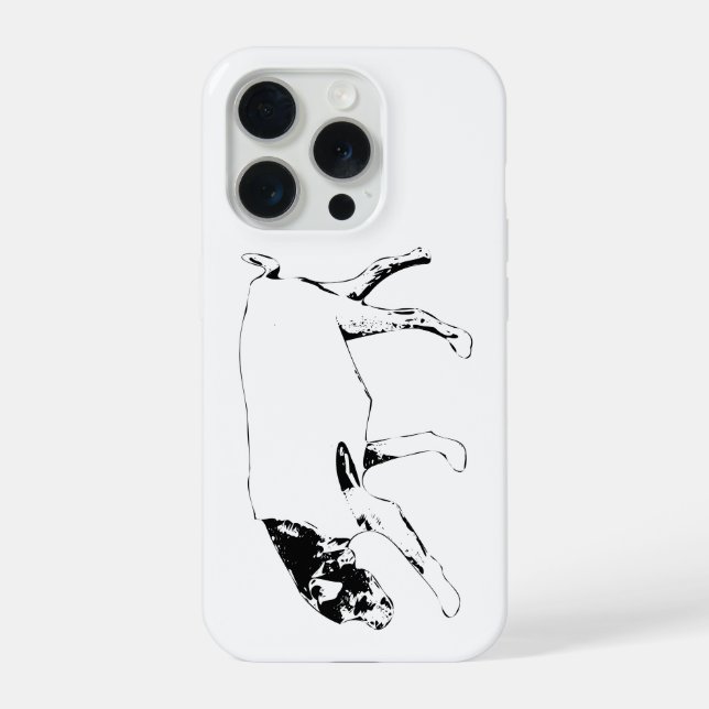 Holding Familiar Calm iPhone Case (Back)