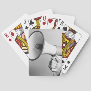 Holding Hand Playing Cards