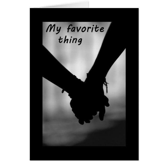 HOLDING HANDS AND YOUR KISSES FAV THINGS (Front)