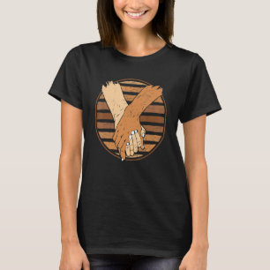 Holding Hands Black History Month BLM Melanin Coup T-Shirt