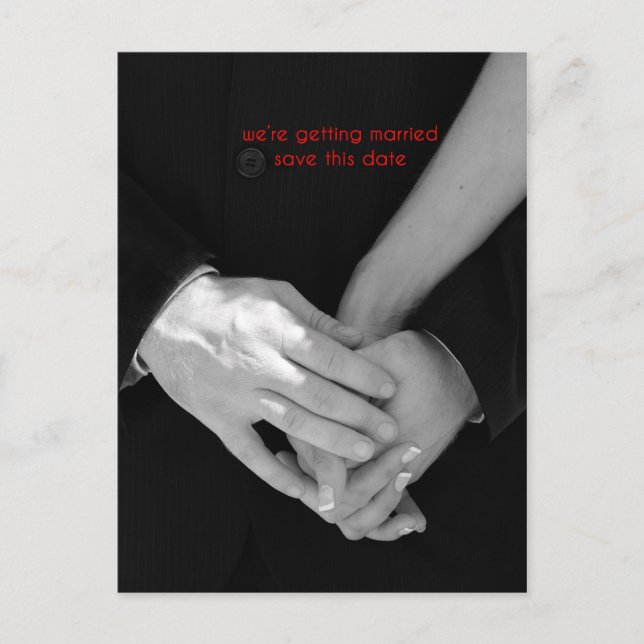Holding Hands Postcard (Front)