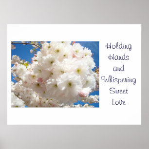 Holding Hands & Whispering Sweet Love art prints