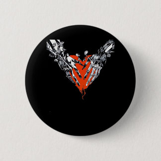 Holding Heart Classic 6 Cm Round Badge