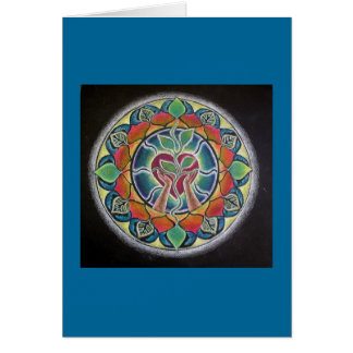 Holding Heart Mandala Card
