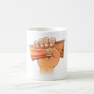 Holding Money Coffee Mug