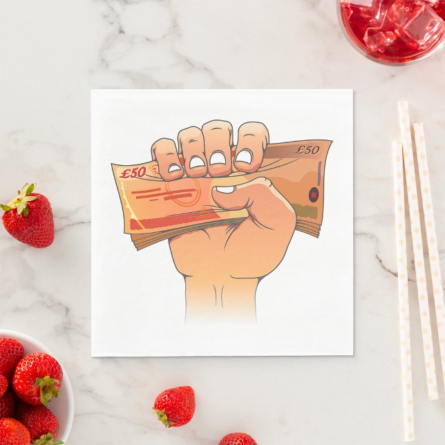 Holding Money Napkin (Creator Uploaded)