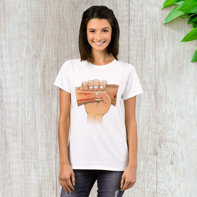 Holding Money T-Shirt (Creator Uploaded)