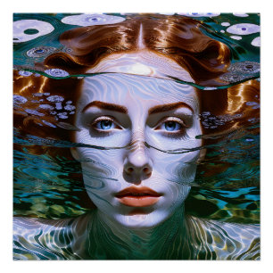 "Holding My Breath" - Women In Water Poster