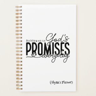 "Holding on to God's Promises Everyday" Planner