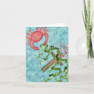 Holding on to the cross notecards