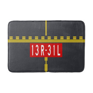 Holding Point Marking 13R-31L Bath Mat