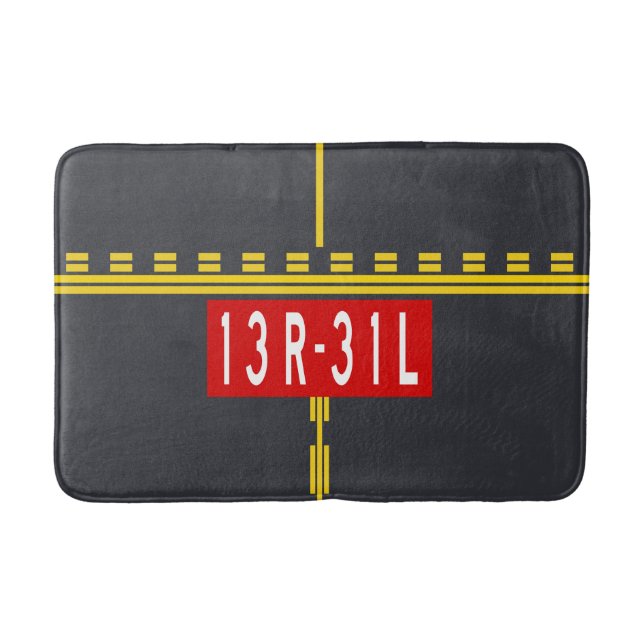 Holding Point Marking 13R-31L Bath Mat (Front)