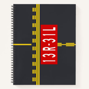 Holding Point Marking 13R-31L Notebook
