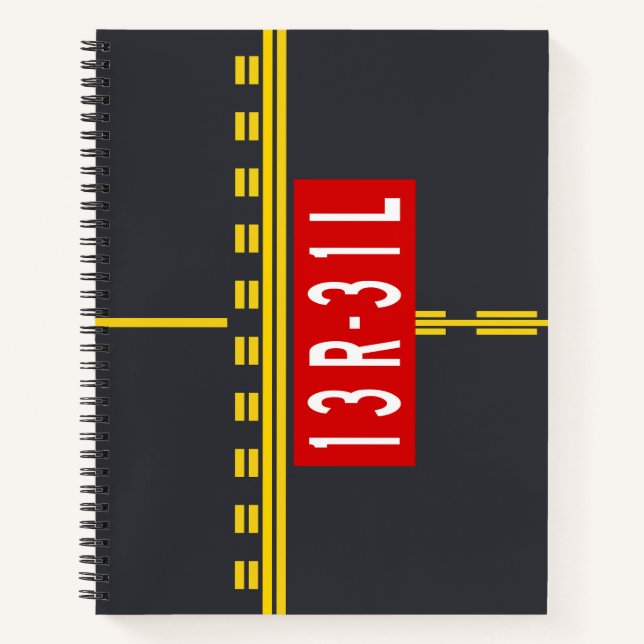 Holding Point Marking 13R-31L Notebook (Front)