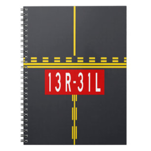 Holding Point Marking 13R-31L Notebook