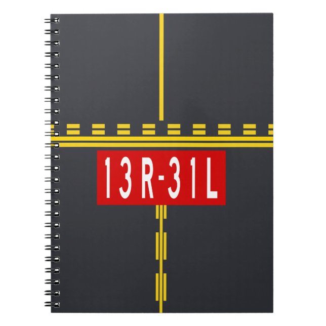 Holding Point Marking 13R-31L Notebook (Front)