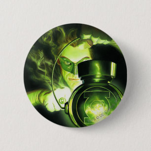 Holding the Green Lantern 6 Cm Round Badge