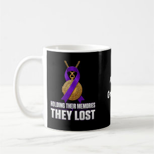 Holding Their Memories They Lost Purple Ribbon Coffee Mug