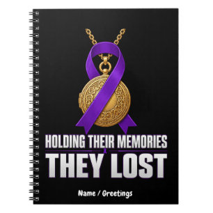 Holding Their Memories They Lost Purple Ribbon Notebook