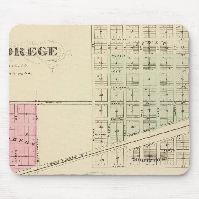 Holdrege, Nebraska Mouse Mat (Front)