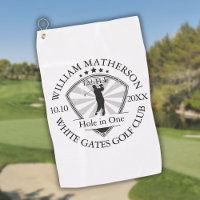 Hole in One Classic Personalised Black and White