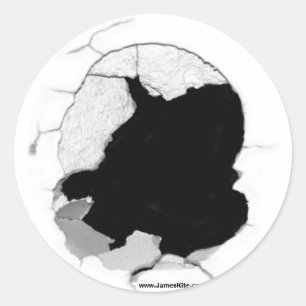 Hole in One Classic Round Sticker