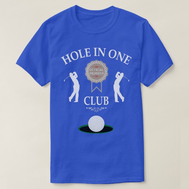 Hole In One Club Funny Mens Golf Humour  T-Shirt (Design Front)