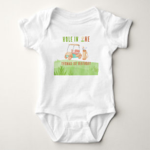 Hole In One First Birthday Party Baby Bodysuit