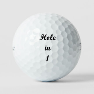 Hole in One Golf Ball