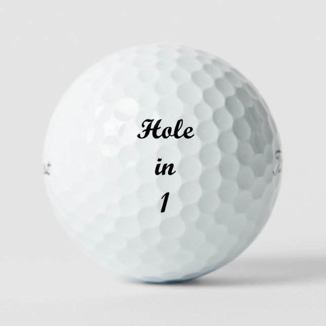 Hole in One Golf Ball (Front)