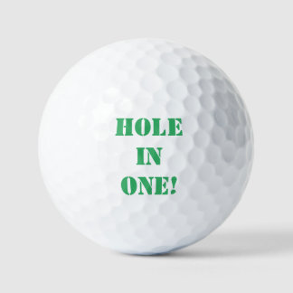 Hole in One golf ball. Golf Balls