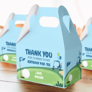 Hole In One Golf Boy First Birthday Par-Tee Favour Box