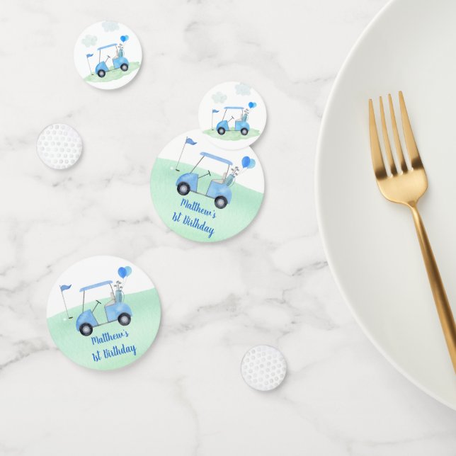 Hole In One Golf First Birthday Par-tee Confetti (Group)