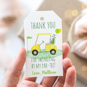Hole In One Golf First Birthday Par-tee Gift Tags
