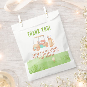Hole In One Golf First Birthday Thank you Favour Bags